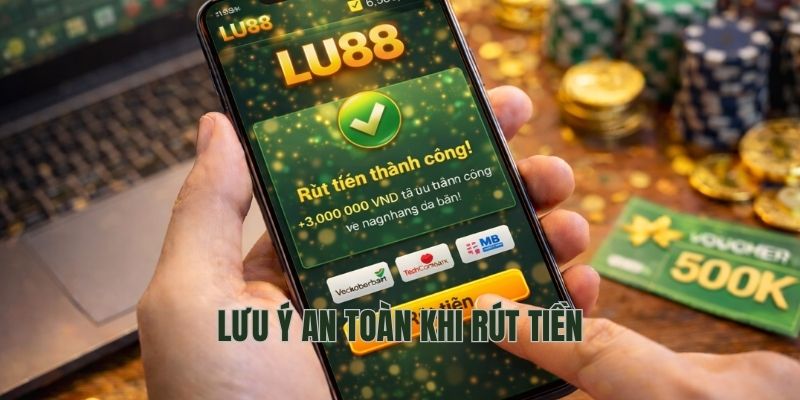 Lưu ý an toàn khi rút tiền